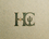 A close-up of a textured beige surface featuring a stylized dark green and gold monogram logo with a cannabis leaf and a cactus.
